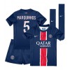 Paris Saint-Germain Marquinhos #5 Hjemmedraktsett Barn 2024-25 Kortermet (+ korte bukser)